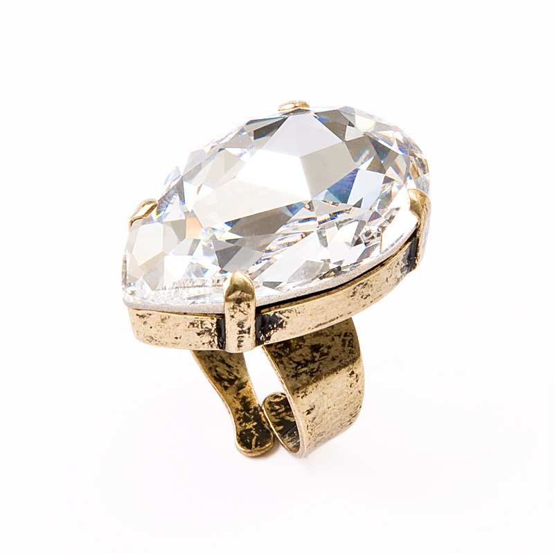 Jewellery Photography London, swarovski diamond teardrop ring