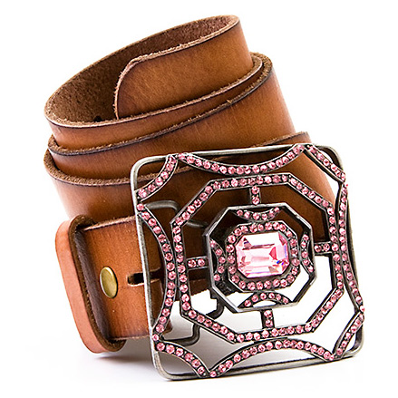 Product Photography Ladies Belt with Crystal buckle